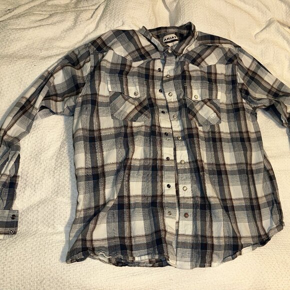 Ariat retro fit snap shirt - XXL - Picture 1 of 4